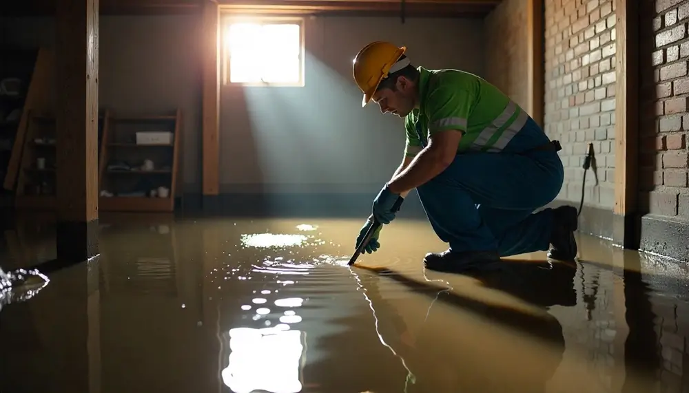 Professional water damage restoration services in New Waverly, TX